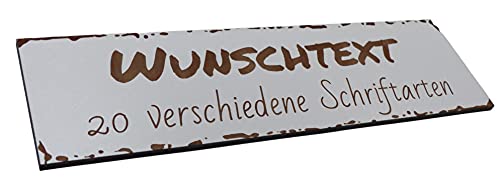Wunschtext Schild Shabby Chic Personalisiert Deko Weiß Geschenk Holz HDF ca 28 x 8 cm Wanddeko Wandbild Hängeschild mit Klebepunkten Wunschtext Schild Shabby Chic Personalisiert Deko Weiß Geschenk Holz HDF ca 28 x 8 cm Wanddeko Wandbild Hängeschild mit Klebepunkten von Generisch