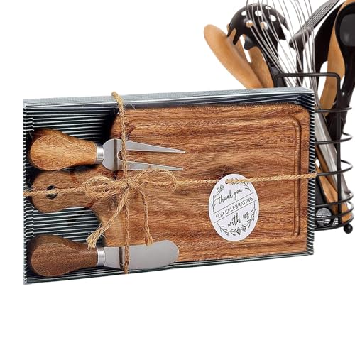 Wurstkarte - tragbarer Käseserver | Servieren Tablett | Quadratisches Fleischtablett aus Holz mit Besteck und Dankeschön Etikett für die Hochzeit Wohnung Weihnachten in Wurstkarte - tragbarer Käseserver | Servieren Tablett | Quadratisches Fleischtablett aus Holz mit Besteck und Dankeschön Etikett für die Hochzeit Wohnung Weihnachten in von Generisch