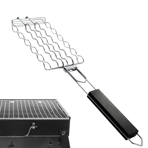 Wurststange - Bequemer Grillnetz -Clip -Halter | Durable BBQ Wurst Grill Tool | Grillgrillkorb Ideal Zum Kochen, Camping Und Tailgating Im Freien Wurststange - Bequemer Grillnetz -Clip -Halter | Durable BBQ Wurst Grill Tool | Grillgrillkorb Ideal Zum Kochen, Camping Und Tailgating Im Freien von Generisch