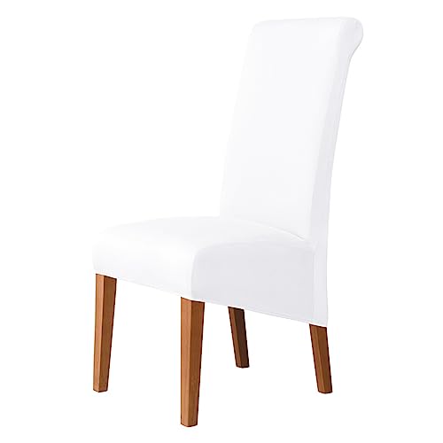 XL Stuhlhussen für Esszimmer und Hochzeit, schützende Rückabdeckung für Stühle, ideal für Hotels und Bankette, eleganter Möbelschutz, Schwarz, 2 Stück XL Stuhlhussen für Esszimmer und Hochzeit, schützende Rückabdeckung für Stühle, ideal für Hotels und Bankette, eleganter Möbelschutz, Schwarz, 2 Stück von Generisch