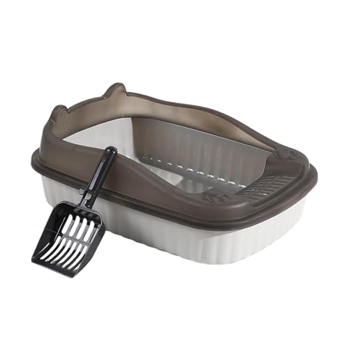 XXL Katzenklo mit hohen Seitenwänden, Katzen Klo offene Katzentoilette, mit Schaufel, für Kätzchen und große Katzen, ohne Deckel XXL Katzenklo mit hohen Seitenwänden, Katzen Klo offene Katzentoilette, mit Schaufel, für Kätzchen und große Katzen, ohne Deckel von Generisch