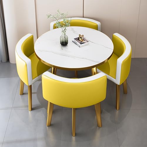 Yellow Office Reception Negotiation Table Set | Modern Club Meeting Table for Business & Reception Rooms | Stylish & Functional Design for Professional Spaces Yellow Office Reception Negotiation Table Set | Modern Club Meeting Table for Business & Reception Rooms | Stylish & Functional Design for Professional Spaces von Generisch