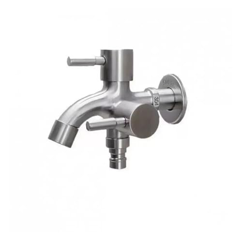 ZHGUIMING 1/5.1 cm Dual Control Double Outlet Wasserhahn für Waschmaschine & Bidet – Vielseitiger silberner Wasserhahn Perfekt für Badezimmer Waschbecken Armatur & Effizientes Wassermanagement ZHGUIMING 1/5.1 cm Dual Control Double Outlet Wasserhahn für Waschmaschine & Bidet – Vielseitiger silberner Wasserhahn Perfekt für Badezimmer Waschbecken Armatur & Effizientes Wassermanagement von Generisch
