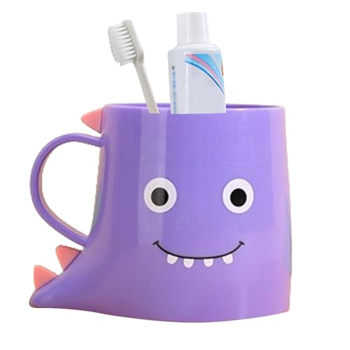 Generisch - Zahnputzbecher für Kinder - Dinosaurierform, Mehrfarbig (inklusive Lila), PP-Material, Freistehend, Becher, für Mädchen und Jungen, perfekt für die Mundhygiene Generisch - Zahnputzbecher für Kinder - Dinosaurierform, Mehrfarbig (inklusive Lila), PP-Material, Freistehend, Becher, für Mädchen und Jungen, perfekt für die Mundhygiene von Generisch