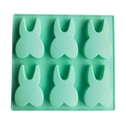 Zahnsilikon-Form-Zähne-Formen 6 Hohlraum 3D Neuheit Molar formen Tablett, Schokoladen-Süßigkeit-Dessert-Jello-Form, Mini-Seifen form, Kuchen-Back pfanne, lustiges Geschenk für Zahnärzte von Generisch