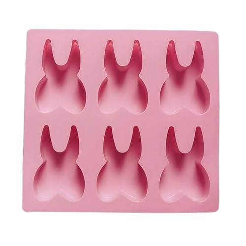 Zahnsilikon-Form-Zähne-Formen 6 Hohlraum 3D Neuheit Molar formen Tablett, Schokoladen-Süßigkeit-Dessert-Jello-Form, Mini-Seifen form, Kuchen-Back pfanne, lustiges Geschenk für Zahnärzte von Generisch