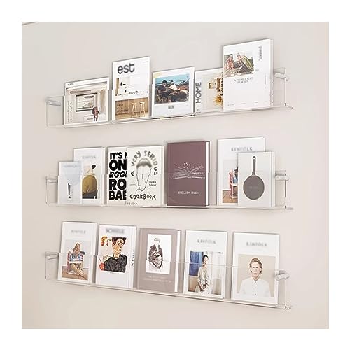 Zeitschriftenhalter aus Acryl, platzsparendes Regal für organisierte Räume und stark frequentierte Bereiche von Generisch