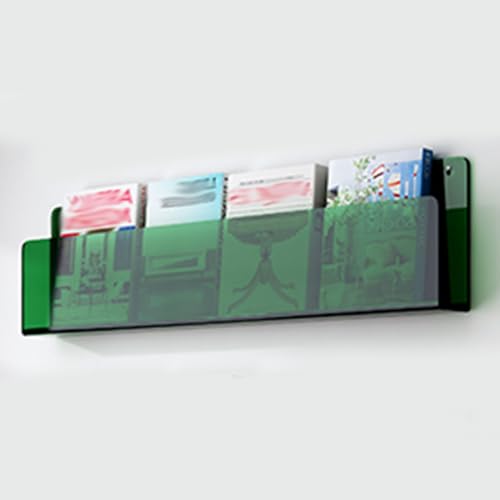Zeitschriftenhalter aus Acryl, zur Wandmontage, transparenter Prospektständer und Literaturständer für Zuhause, Büro, ideal zum Organisieren von Büchern, Comics und Schallplatten Zeitschriftenhalter aus Acryl, zur Wandmontage, transparenter Prospektständer und Literaturständer für Zuhause, Büro, ideal zum Organisieren von Büchern, Comics und Schallplatten von Generisch