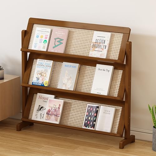 Zeitschriftensammler mit 3 Ebenen, elegantes Design, PE-Rattan-Gitter, perfekt für Hotels, Ausstellungen & Büros, 100 cm Höhe, stilvolle und funktionale Display-Lösung Zeitschriftensammler mit 3 Ebenen, elegantes Design, PE-Rattan-Gitter, perfekt für Hotels, Ausstellungen & Büros, 100 cm Höhe, stilvolle und funktionale Display-Lösung von Generisch