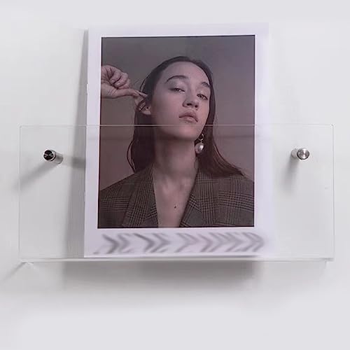 Zeitschriftenständer zur Wandmontage, transparenter Acrylhalter für Broschüren und Dokumente, platzsparender Organizer für Zuhause und Büro Zeitschriftenständer zur Wandmontage, transparenter Acrylhalter für Broschüren und Dokumente, platzsparender Organizer für Zuhause und Büro von Generisch