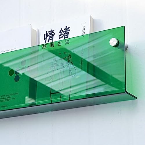 Zeitschriftenständer zur Wandmontage, transparenter Acrylhalter für Broschüren und Dokumente, platzsparender Organizer für Zuhause und Büro Zeitschriftenständer zur Wandmontage, transparenter Acrylhalter für Broschüren und Dokumente, platzsparender Organizer für Zuhause und Büro von Generisch