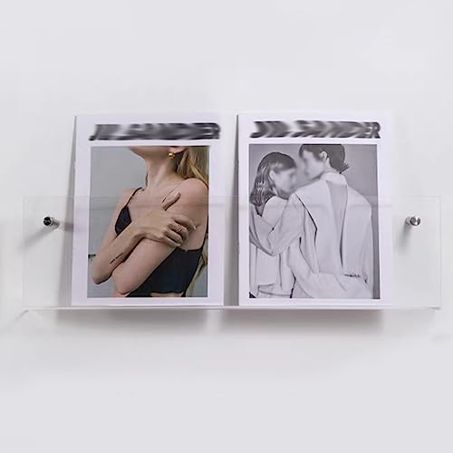 Zeitschriftenständer zur Wandmontage, transparenter Acrylhalter für Broschüren und Dokumente, platzsparender Organizer für Zuhause und Büro Zeitschriftenständer zur Wandmontage, transparenter Acrylhalter für Broschüren und Dokumente, platzsparender Organizer für Zuhause und Büro von Generisch