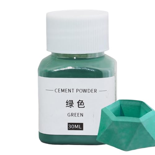 Zementkraft - 30 ml Eisenoxidpulver Betonfarbepigment, Betonfarbstoff Tintpigment für künstlerische und dekorative Malerei, Zement, Ton, Limette, Mörtel, Gips | Langlebiger wasserdichtes Farbmittel von Generisch