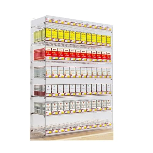 Zigarettenständer Vitrine - Transparente automatische Schubstangenablage für Convenience Stores Zigarettenständer Vitrine - Transparente automatische Schubstangenablage für Convenience Stores von Generisch