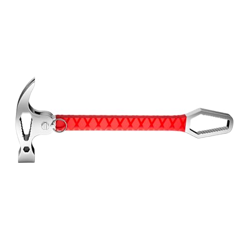 Zimmermannshammer - Schlosserhammer Für Holzarbeiten | Multifunktions Werkzeug Für Bau Nagelarbeiten Camping Zimmerei Dachmechaniker Kfz Aufgaben,Abriss Camping von Generisch