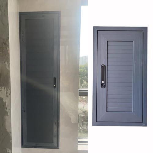 Zugangsplatte für Sanitärinstallationen zu Hause – Wandzugangstür mit Griff und Schloss, versteckte Dachboden-Inspektionsluke, Aluminium-Krabbelraum-Zugangstür von Generisch