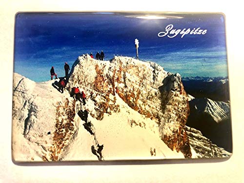 Zugspitze Deutschland -Souvenir-Kühlschrankmagnet Fridge Magnet 211007 Reiseandenken von Generisch