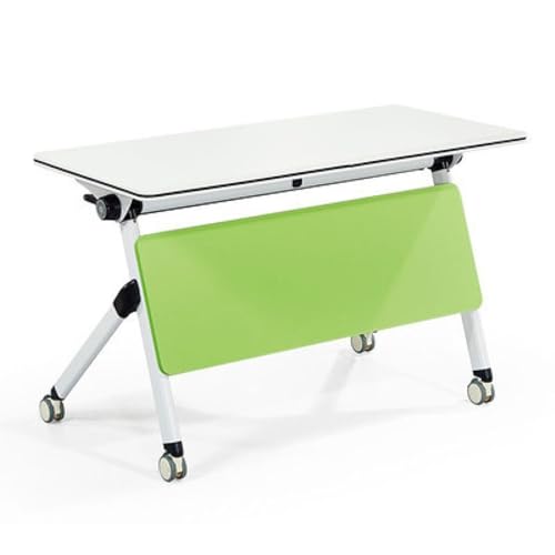 Zusammenklappbarer Konferenztisch mit Rollen, stabiler Konferenztisch für Büro und Konferenzraum, idealer kleiner Computertisch Zusammenklappbarer Konferenztisch mit Rollen, stabiler Konferenztisch für Büro und Konferenzraum, idealer kleiner Computertisch von Generisch