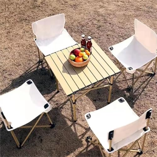 Zusammenklappbarer Picknicktisch und Stühle für den Außenbereich – tragbare Campingausrüstung für einfachen Aufbau Zusammenklappbarer Picknicktisch und Stühle für den Außenbereich – tragbare Campingausrüstung für einfachen Aufbau von Generisch