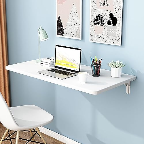 Zusammenklappbarer Wand-Klapptisch für Waschküche und Küche, schwimmender Schreibtisch, faltbare Wäschestation mit Halterung, Computer-Arbeitsplatz, Schreibtisch von Generisch