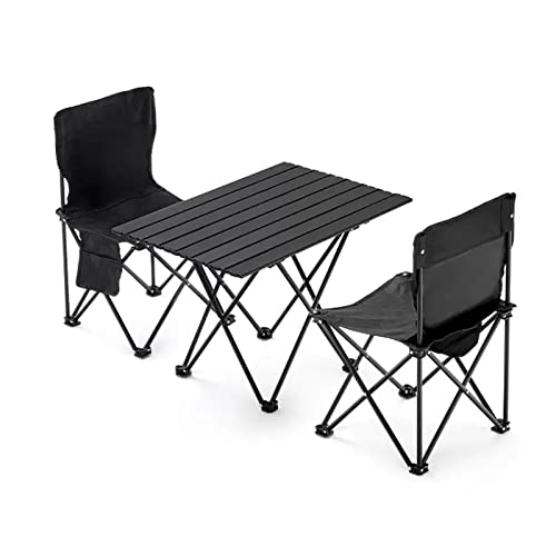 Zusammenklappbares Picknicktisch und Stühle Set – tragbare Outdoor-Bistro-Möbel für Camping und Terrasse Zusammenklappbares Picknicktisch und Stühle Set – tragbare Outdoor-Bistro-Möbel für Camping und Terrasse von Generisch