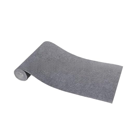 Zuschneidbare, selbstklebende Katzen-Klettermatte, 3 mm dick, Adsorption, wiederverwendbarer Teppichaufkleber (Hellgrau, 40 x 200 cm) von Generisch