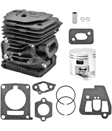 Zylinderkolben-Set, Rasenmähermotor-Reparatursatz, Ersatz-Zylinderkolben, Inklusive Dichtungen und Verschlüsse, Stahl, Gilt für FS240, FS240C, FS240RF, FS240RC, FS360C und FS361C Zylinderkolben-Set, Rasenmähermotor-Reparatursatz, Ersatz-Zylinderkolben, Inklusive Dichtungen und Verschlüsse, Stahl, Gilt für FS240, FS240C, FS240RF, FS240RC, FS360C und FS361C von Generisch