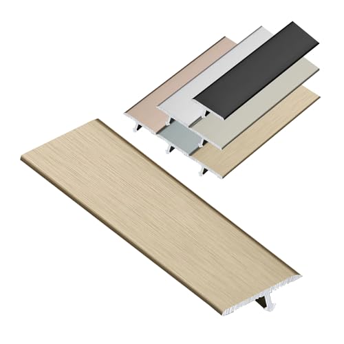 boden übergangsprofil 90cm 3 Stück T-Profil Aluminium Übergangsleiste Abschlussprofil Abdeckleiste für Fliesen, Holz, Laminat boden übergangsprofil 90cm 3 Stück T-Profil Aluminium Übergangsleiste Abschlussprofil Abdeckleiste für Fliesen, Holz, Laminat von Generisch
