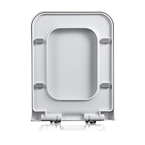 d Quadratischer WC-Sitz mit QuickRelease, einfache Installation, verstellbare Scharniere für 04B/04F-Modelle, komfortabel, langlebig, modernes Design d Quadratischer WC-Sitz mit QuickRelease, einfache Installation, verstellbare Scharniere für 04B/04F-Modelle, komfortabel, langlebig, modernes Design von Generisch