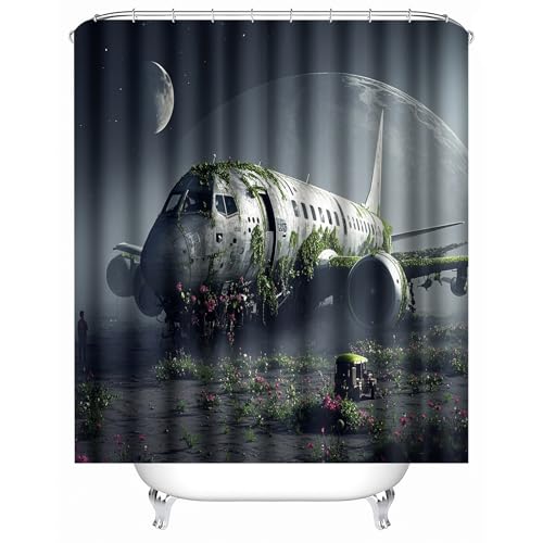 duschvorhang Blickdicht 180 x 180 cm Flugzeug duschvorhang mit Motiv Wasserabweisender Stofftrenner für Gemeinschaftsbad oder Spa-Bereich MY2246 duschvorhang Blickdicht 180 x 180 cm Flugzeug duschvorhang mit Motiv Wasserabweisender Stofftrenner für Gemeinschaftsbad oder Spa-Bereich MY2246 von Generisch