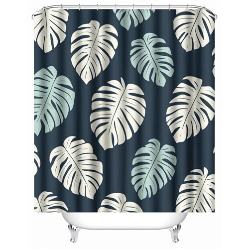 duschvorhang Blickdicht 180 x 180 cm Tropische Blätter duschvorhang mit Motiv Wasserabweisender Stofftrenner für Gemeinschaftsbad oder Spa-Bereich MY1431 duschvorhang Blickdicht 180 x 180 cm Tropische Blätter duschvorhang mit Motiv Wasserabweisender Stofftrenner für Gemeinschaftsbad oder Spa-Bereich MY1431 von Generisch