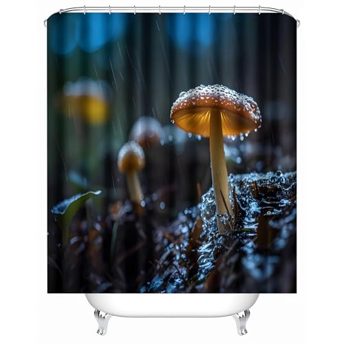 duschvorhang waschbar 180 x 200 cm Bunte Pilze duschvorhang bunt Hygienischer wasserfester Bad Raumteiler für Campingplatz oder Gästebereich MY1094 duschvorhang waschbar 180 x 200 cm Bunte Pilze duschvorhang bunt Hygienischer wasserfester Bad Raumteiler für Campingplatz oder Gästebereich MY1094 von Generisch