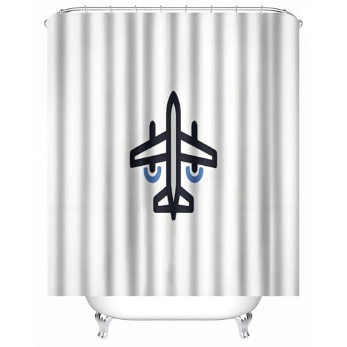 duschvorhang waschbar 180 x 200 cm Flugzeug duschvorhang bunt Hygienischer wasserfester Bad Raumteiler für Campingplatz oder Gästebereich MY2135 duschvorhang waschbar 180 x 200 cm Flugzeug duschvorhang bunt Hygienischer wasserfester Bad Raumteiler für Campingplatz oder Gästebereich MY2135 von Generisch