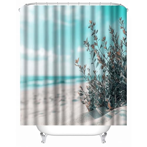 duschvorhang waschbar 180 x 200 cm Meeresküste duschvorhang bunt Hygienischer wasserfester Bad Raumteiler für Campingplatz oder Gästebereich MY908 duschvorhang waschbar 180 x 200 cm Meeresküste duschvorhang bunt Hygienischer wasserfester Bad Raumteiler für Campingplatz oder Gästebereich MY908 von Generisch