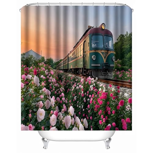 duschvorhang waschbar 180 x 200 cm Zug duschvorhang bunt Hygienischer wasserfester Bad Raumteiler für Campingplatz oder Gästebereich MY2312 duschvorhang waschbar 180 x 200 cm Zug duschvorhang bunt Hygienischer wasserfester Bad Raumteiler für Campingplatz oder Gästebereich MY2312 von Generisch