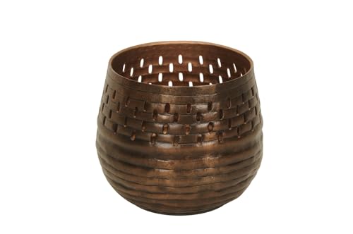 finehomegarden Windlicht Metall Kupfer Antik Look finehomegarden Windlicht Metall Kupfer Antik Look von Generisch