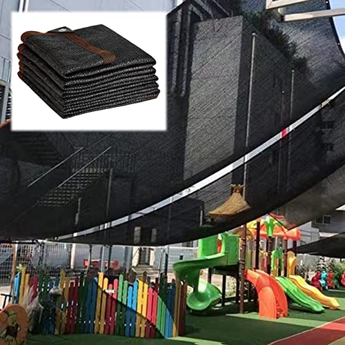 für Pergola 2x3m 4x8m UV-beständiges Schattentuch rechteckiges 85% Schatten robuste Plane mit Ösen schwarz 8x10m (26.2x32.8ft) von Generisch