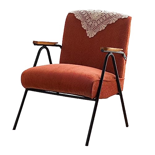 ge Samt Cord Loungesessel Modernes Polstersofa mit Metallbeinen für Schlafzimmer/Wohnzimmer/Lesen - Stilvolles & Komfortables Design ge Samt Cord Loungesessel Modernes Polstersofa mit Metallbeinen für Schlafzimmer/Wohnzimmer/Lesen - Stilvolles & Komfortables Design von Generisch
