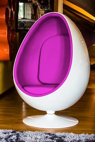 generico Sessel Design Egg Chair (Fuchsia) von Generisch