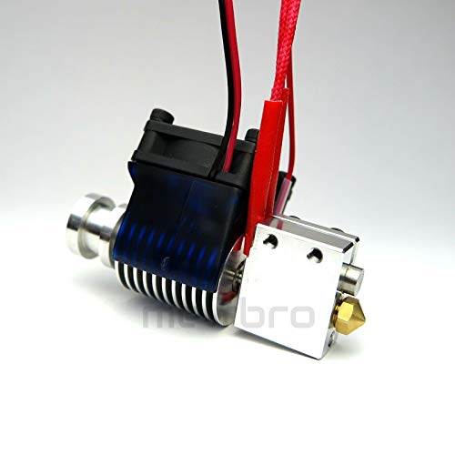 high quality Volcano oder V6 hotend, 0.4mm Kupfer Düse, direct bowden, 1.75mm, 12V / 24V (Volcano - Set 1 (12V)) von Generisch