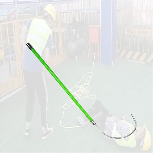 isolierte rettungsstange Rettungshaken Für Feuerwehrelektriker Gegen Stromschlag, Tragbarer Hotstick-Rettungshaken Mit Rutschfestem Griff, Hochspannungs(Yellow,1m/3.3ft/0.4-10kv) von Generisch