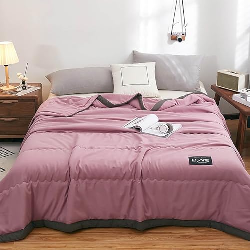 kühlende bettdecke-Kühldecke, Sommerdecke, kühlende Decke Sommer – Doppelseitige Bettwäsche für Menschen & Kinder, Cooling Blanket for Sleep, Leichte Wohndecke, Sofadecke, Reisedecke von Generisch