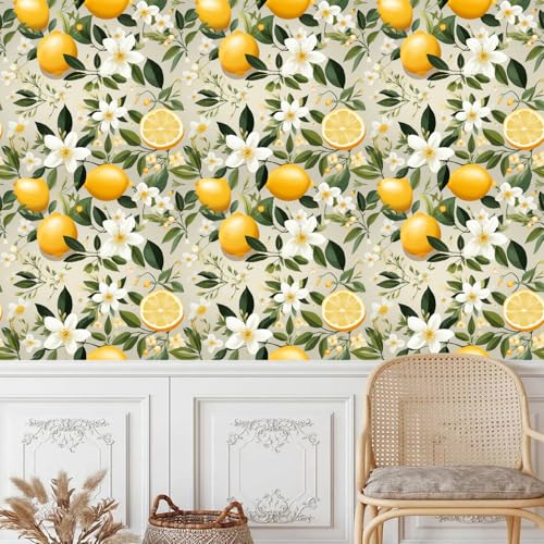 lemon Frucht Tapete Selbstklebende Weiße Blüte Möbelfolie Verdicken Wasserdicht Matt Kontaktpapier mit Kleberückseite Wallpaper Rollen für Wand Möbel Tabellen Schränke Türen Dekorativ 0.45x10 M lemon Frucht Tapete Selbstklebende Weiße Blüte Möbelfolie Verdicken Wasserdicht Matt Kontaktpapier mit Kleberückseite Wallpaper Rollen für Wand Möbel Tabellen Schränke Türen Dekorativ 0.45x10 M von Generisch