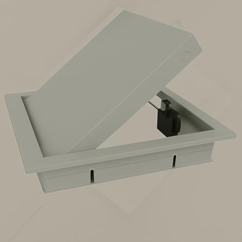revisionsdeckel oder türen Verdeckte Zugangsklappe/Inspektionsklappe, Sanitär-Zugangsblende für Gebäudewartung/Innen-/Außenwände, Inspektionsabdeckung für elektrische(Gray,25 x 35cm/10 x 14") von Generisch