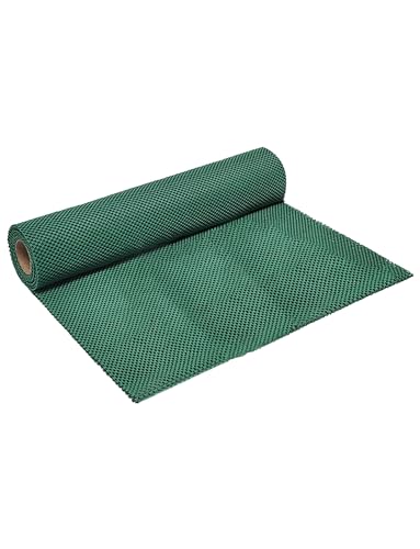 rutschfeste Matten for Supermärkte, Obstmatten, Schutznetzmatten for Gemüse- und Obsttische, Bodenmatten aus Netzgewebe for Regale, rutschfeste Matten(Dark Green,1.5x30 Meters) von Generisch