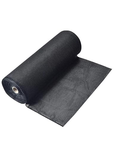 rutschfeste Netzmatte for den Supermarkt – Schutzpolster for Abtropffläche und Theke – leicht zu reinigen, vielseitig einsetzbar(Black,0.6x5 Meters) von Generisch