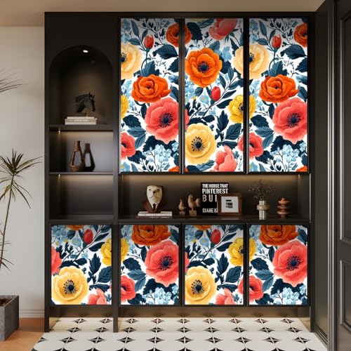 selbstklebende tapete 44wX100Lcm Bunte Blumen Der Karikatur selbstklebende tapete blumen Selbstklebendes Wanddekor für Wohnzimmer oder Schlafzimmer – langlebig, modern und rückstandsfrei EBZ9-263073 selbstklebende tapete 44wX100Lcm Bunte Blumen Der Karikatur selbstklebende tapete blumen Selbstklebendes Wanddekor für Wohnzimmer oder Schlafzimmer – langlebig, modern und rückstandsfrei EBZ9-263073 von Generisch