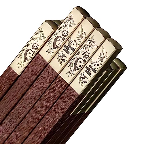 sushi stäbchen essstäbchen holz 10 Paar Essstäbchen, Geschenkbox, wiederverwendbare Essstäbchen, Geschäftsgeschenke(Color:K,Size:25cm) von Generisch