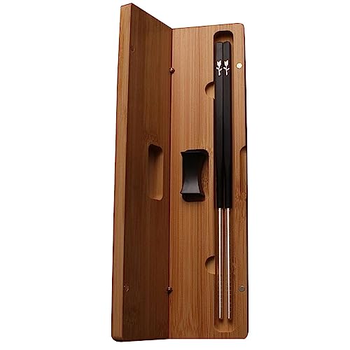 sushi stäbchen essstäbchen holz 24 cm große Essstäbchen aus Sterlingsilber, rutschfeste Haushalts-Essstäbchen, wiederverwendbar(Color:B,Size:Bring support) von Generisch