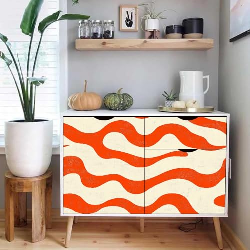 tapete selbstklebend 44wX100Lcm Orangefarbene Geometrische Textur raufasertapete weiß Pflegeleichtes Wanddesign für Küche oder Bad – feucht abwischbar und langlebig EBZ9-263485 tapete selbstklebend 44wX100Lcm Orangefarbene Geometrische Textur raufasertapete weiß Pflegeleichtes Wanddesign für Küche oder Bad – feucht abwischbar und langlebig EBZ9-263485 von Generisch